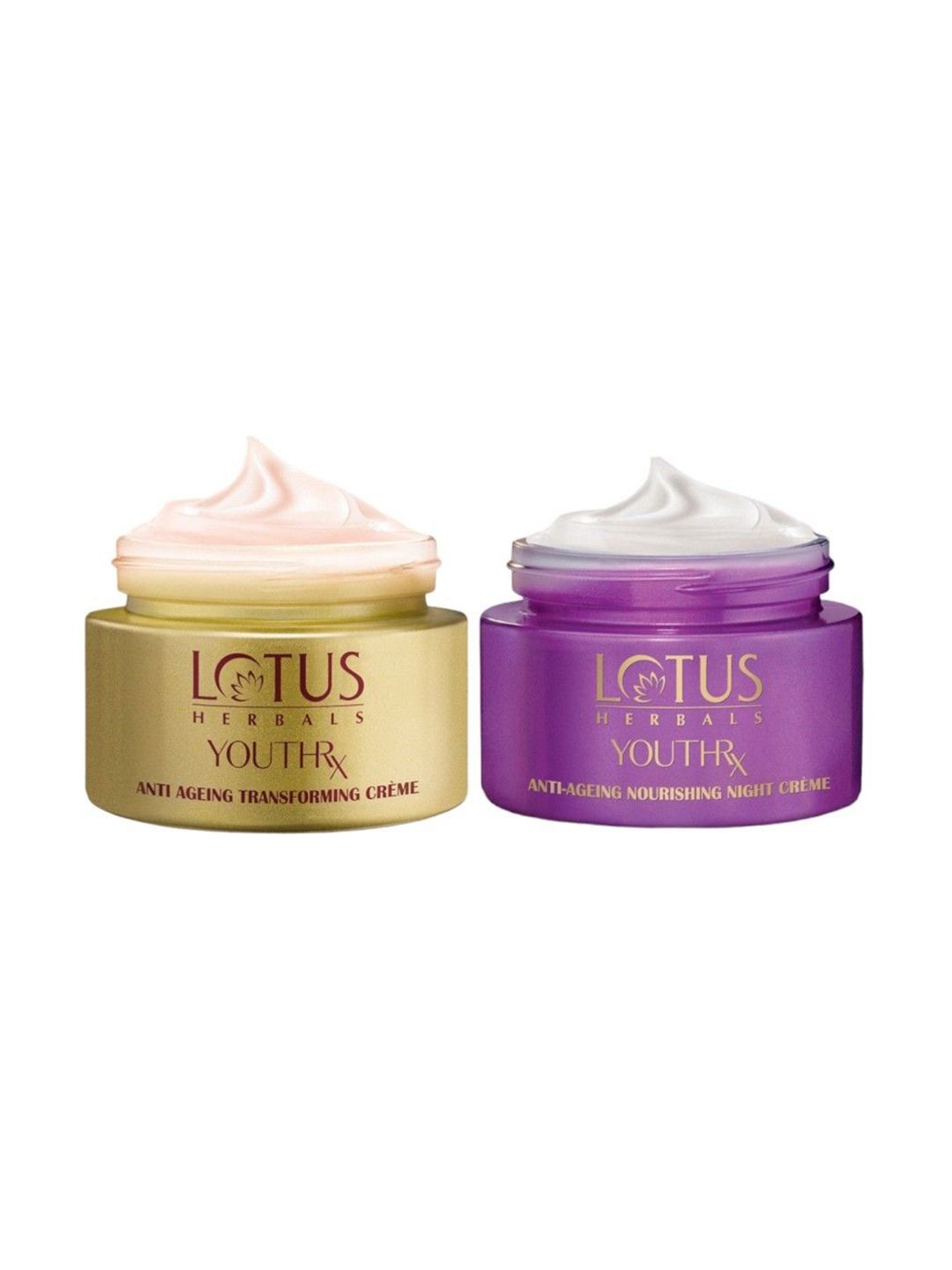 Lotus Herbals Set Of YouthRx Anti Ageing Transforming Cream & Night Cream - 50 g Each-picture-56