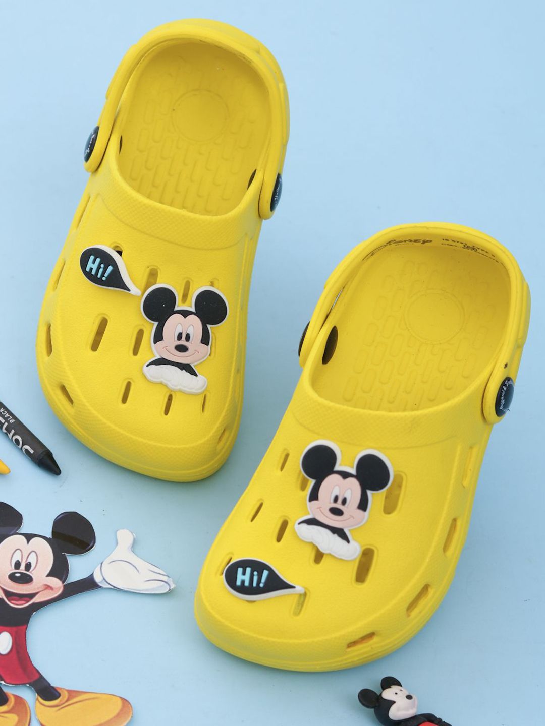 Yellow Bee Boys Clogs Flip Flops-picture-32