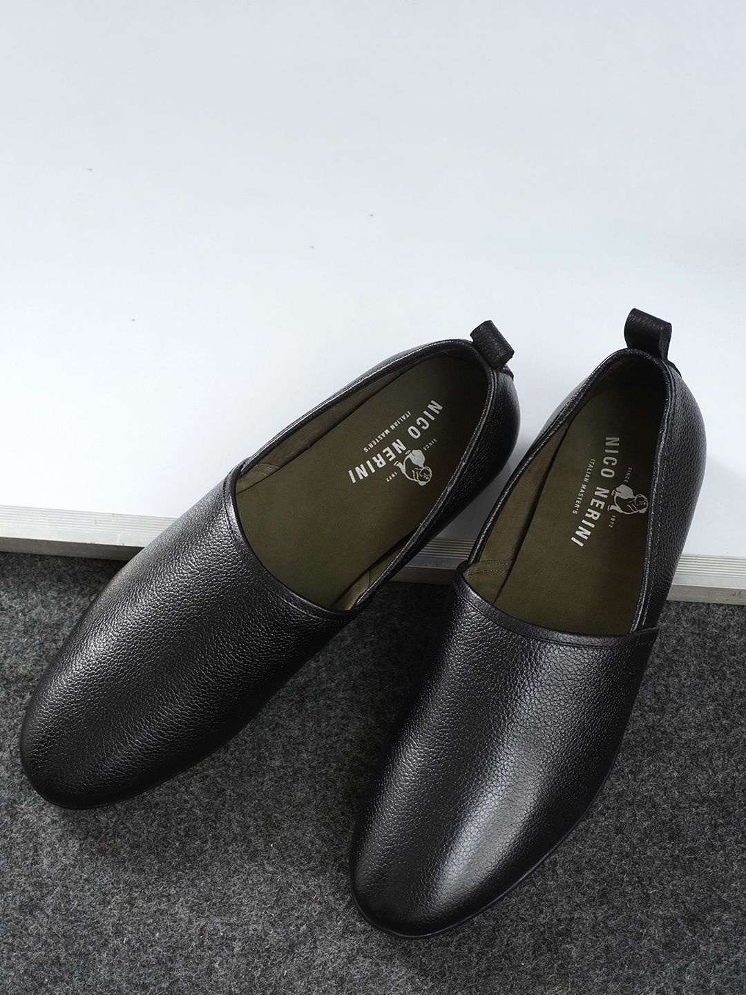 NICO NERINI Men Leather Loafers-picture-18