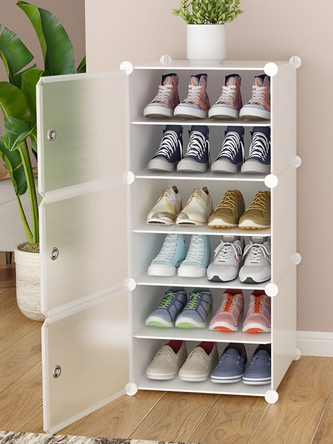 Sasimo White And Transparent Super Strong Multi-Utility Organisers-picture-27