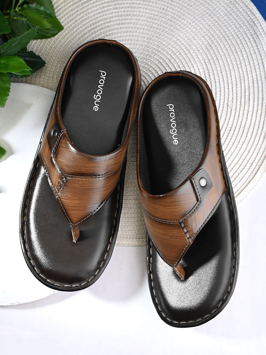 Provogue Men Slip On Comfort Sandals-picture-41