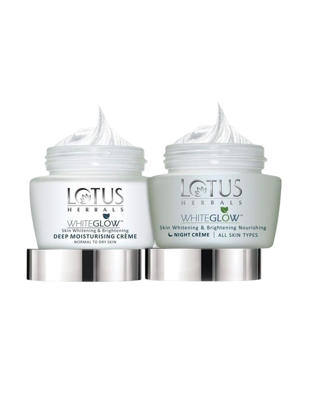 Lotus Herbals Set Of 2 Whiteglow Deep Moisturising Cream & Nourishing Night Cream- 60gEach-picture-24
