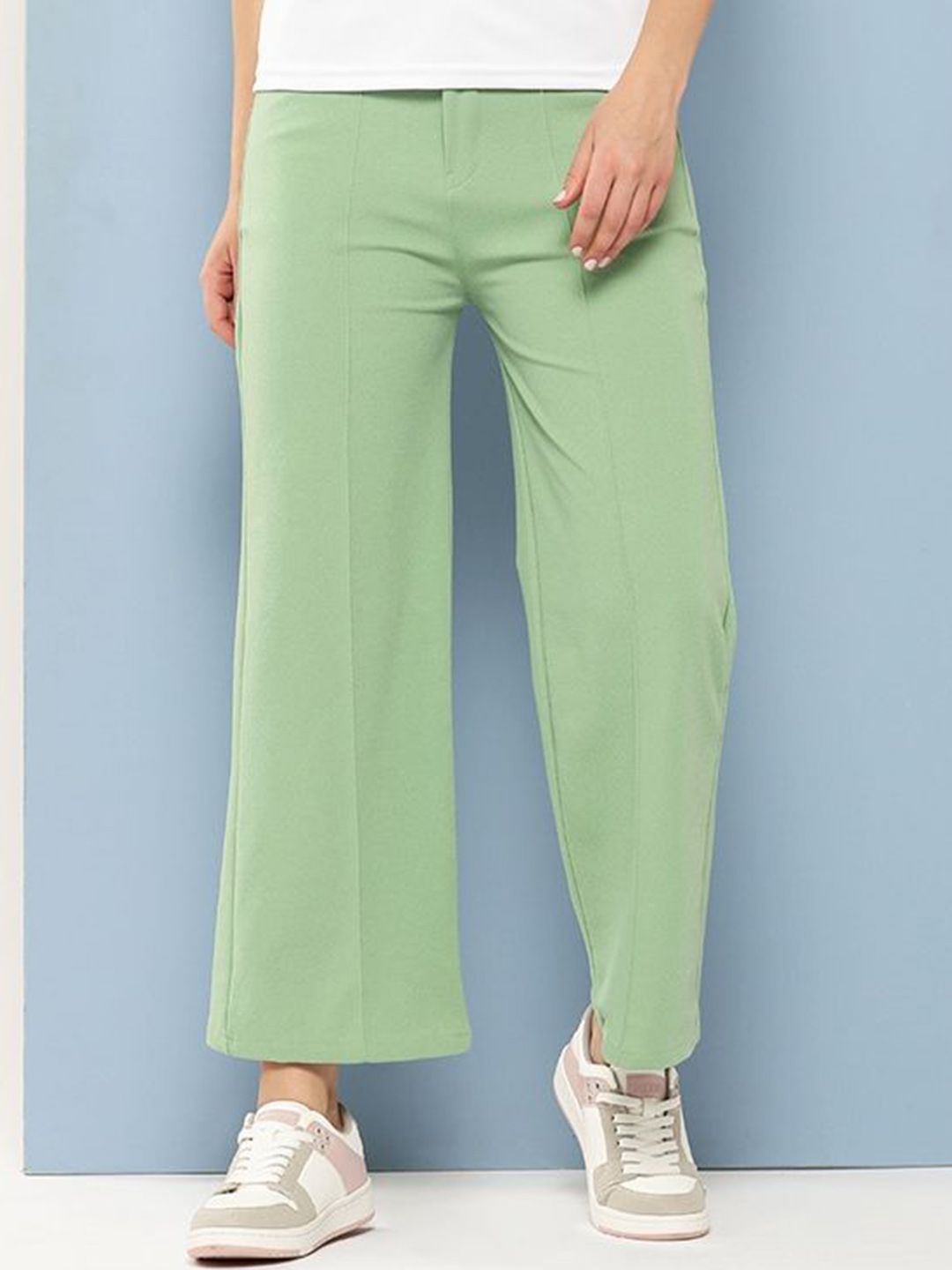 BAESD Girls Comfort Straight Fit Mid-Rise Parallel Trousers-picture-25