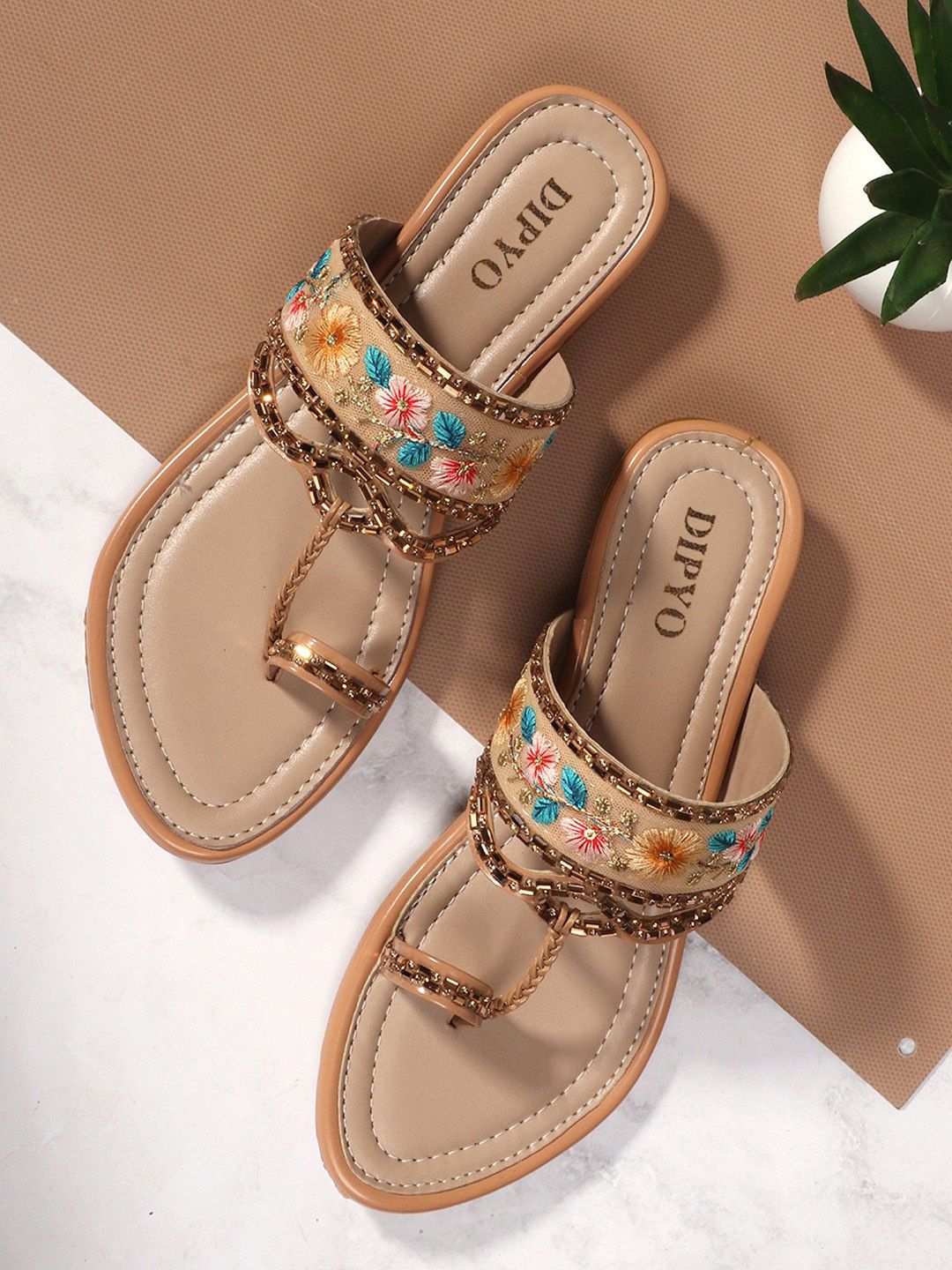 DIPYO Embellished Party Comfort Sandals-picture-11