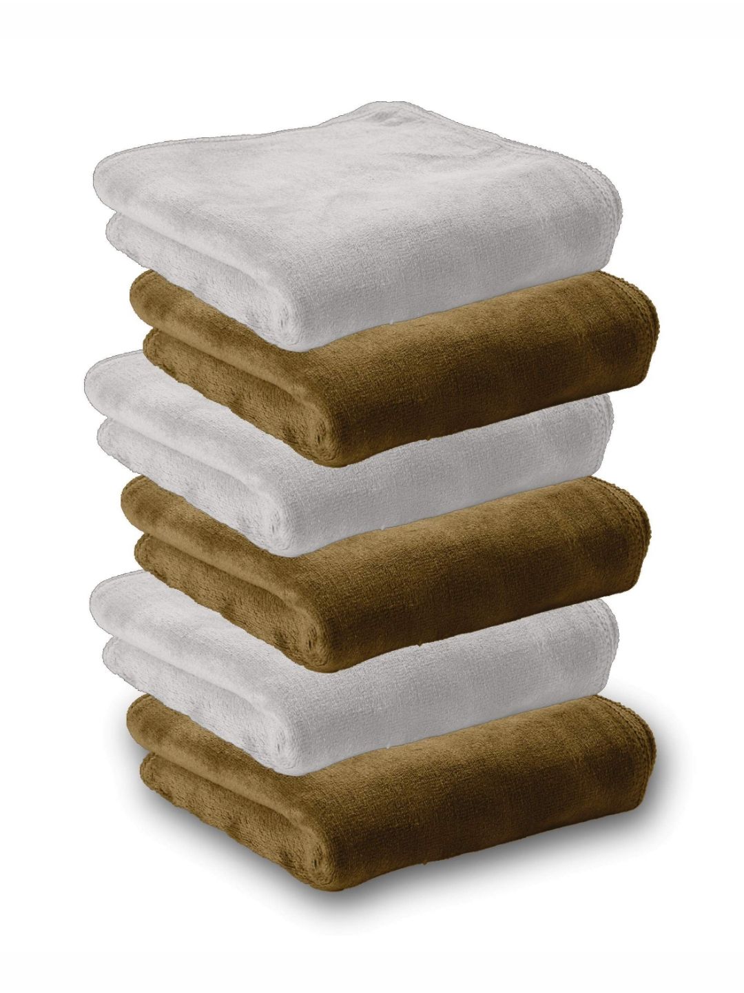 HOUSSE Grey & Green 6 Pieces 450 GSM Ultra Absorbent Super Soft Quick Dry Face Towels-image-42