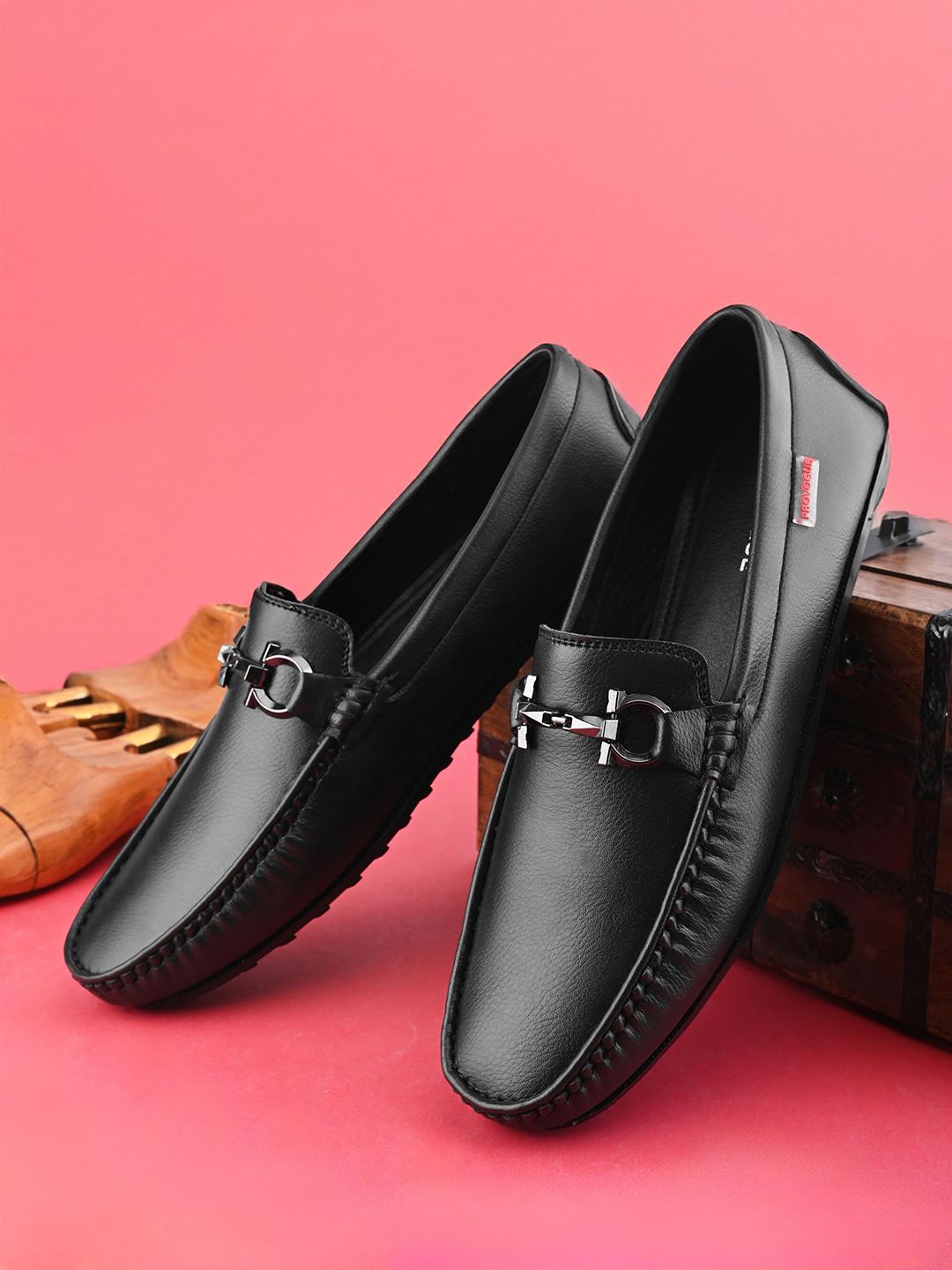 Provogue Men Leather Formal Loafers-picture-33