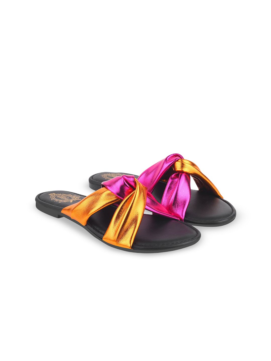 Shoetopia Women Embellished Party One Toe Flats-picture-10
