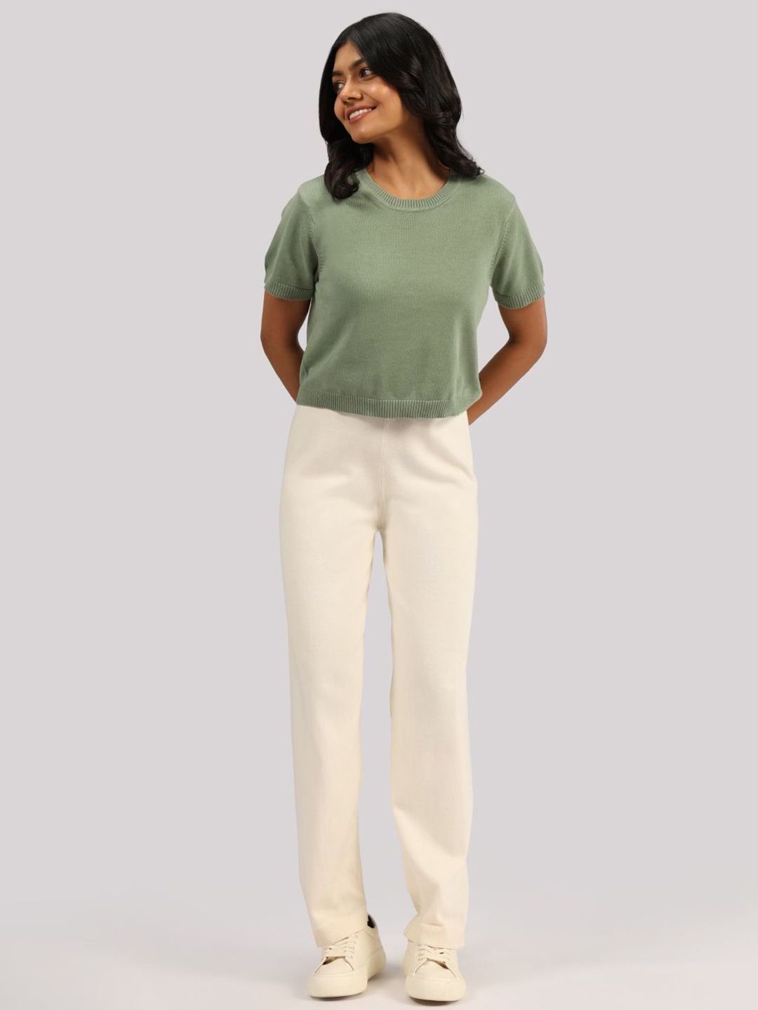 Blissclub Women At-Ease CottonKnit Crop Top-picture-24