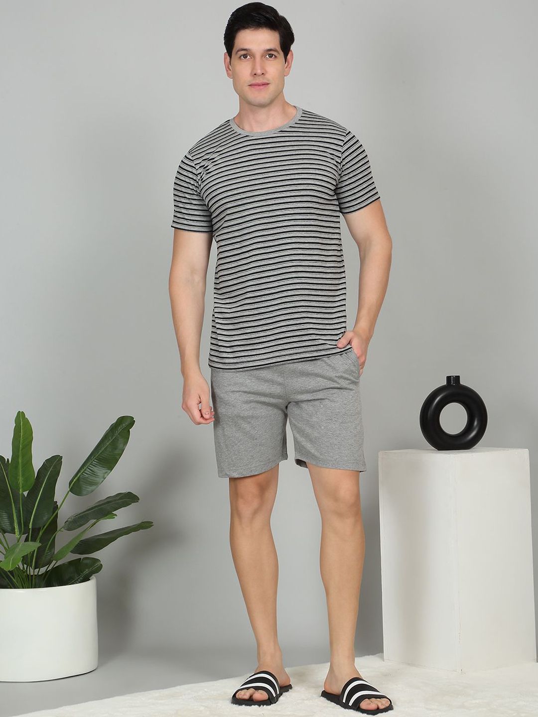 Sweet Dreams Men Striped Night suit-picture-51