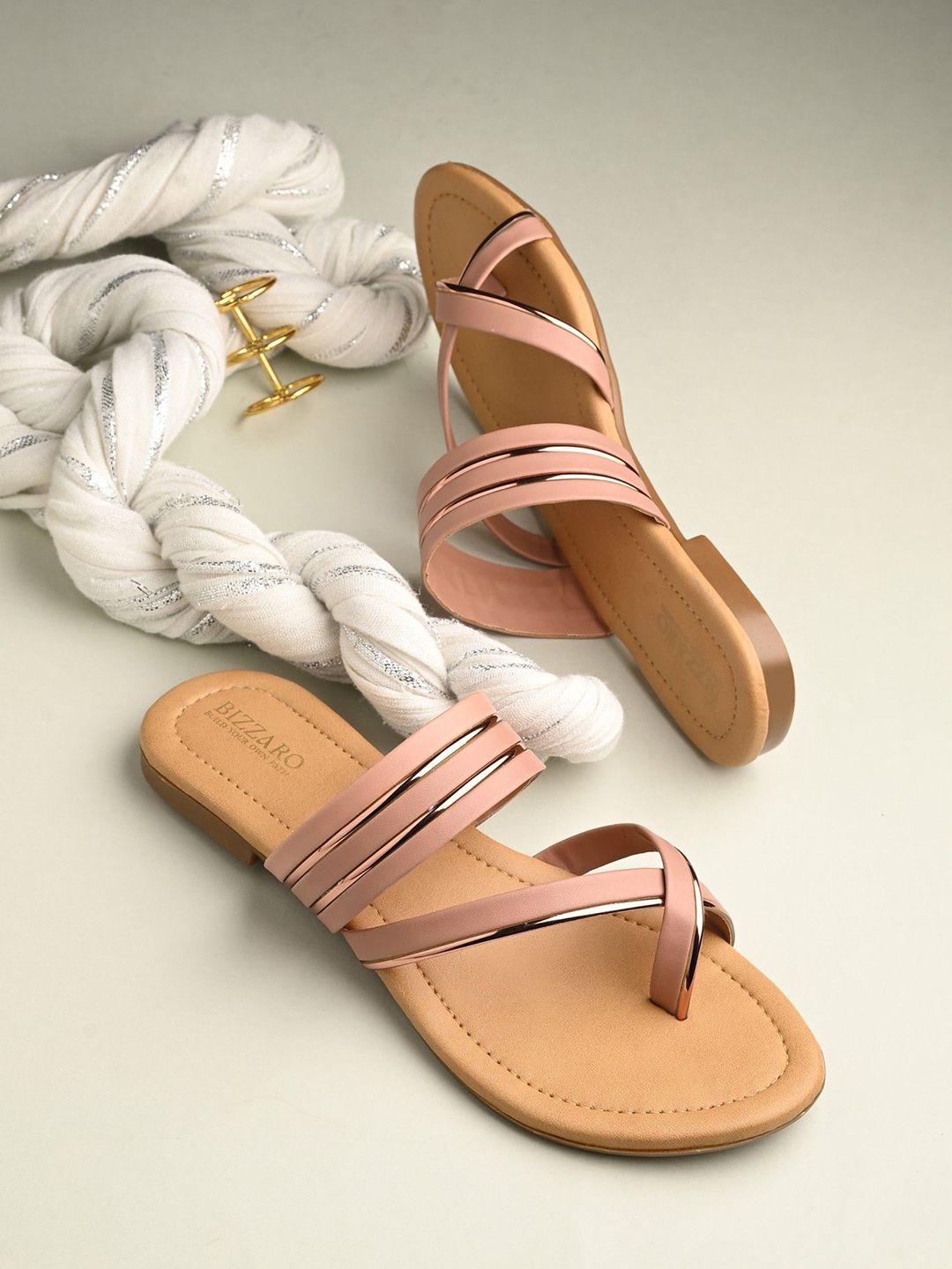 BIZZARO Women Open Toe Flats-image-15