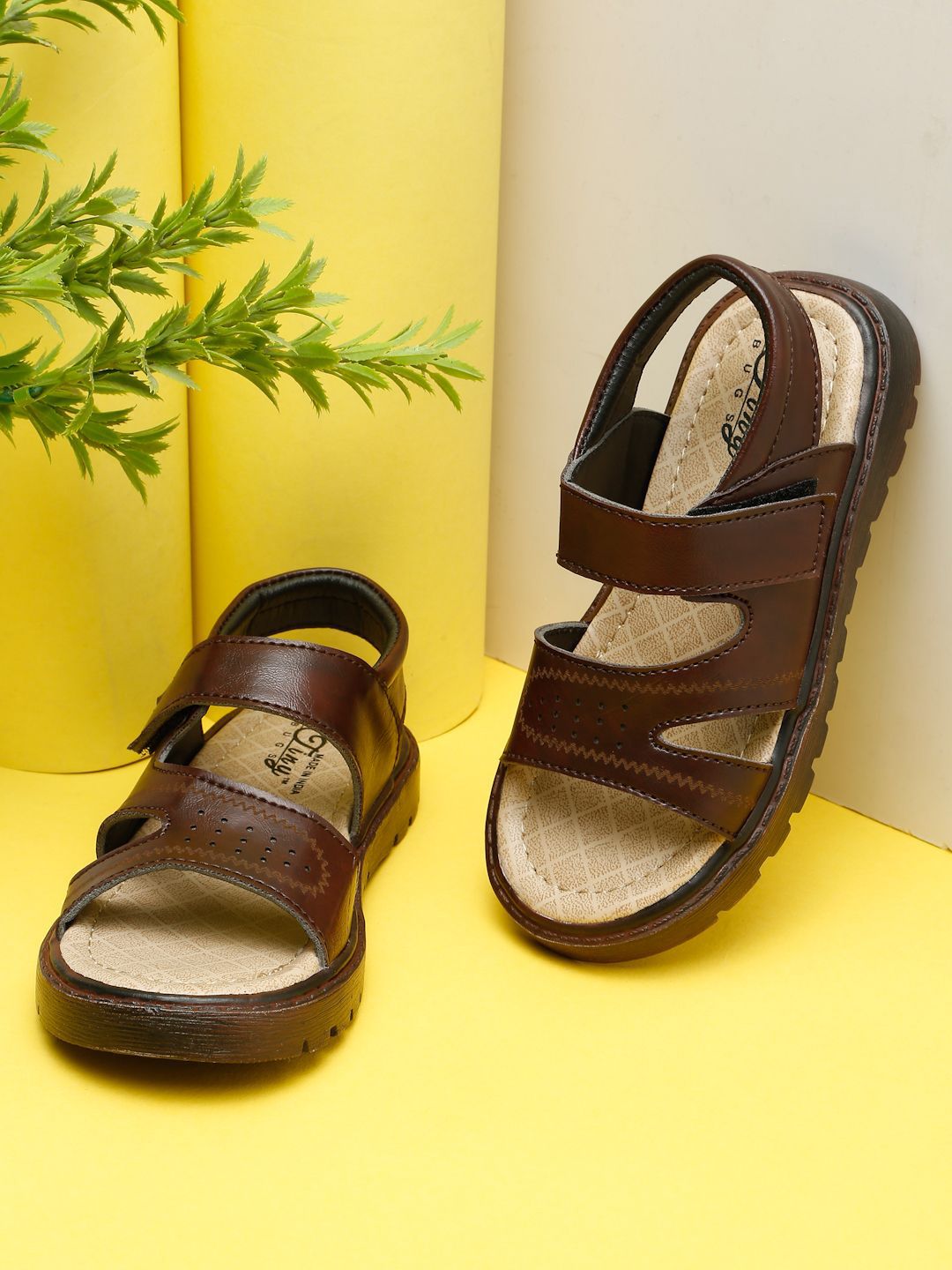 Tiny Bugs Boys Ethnic Comfort Sandals-picture-49