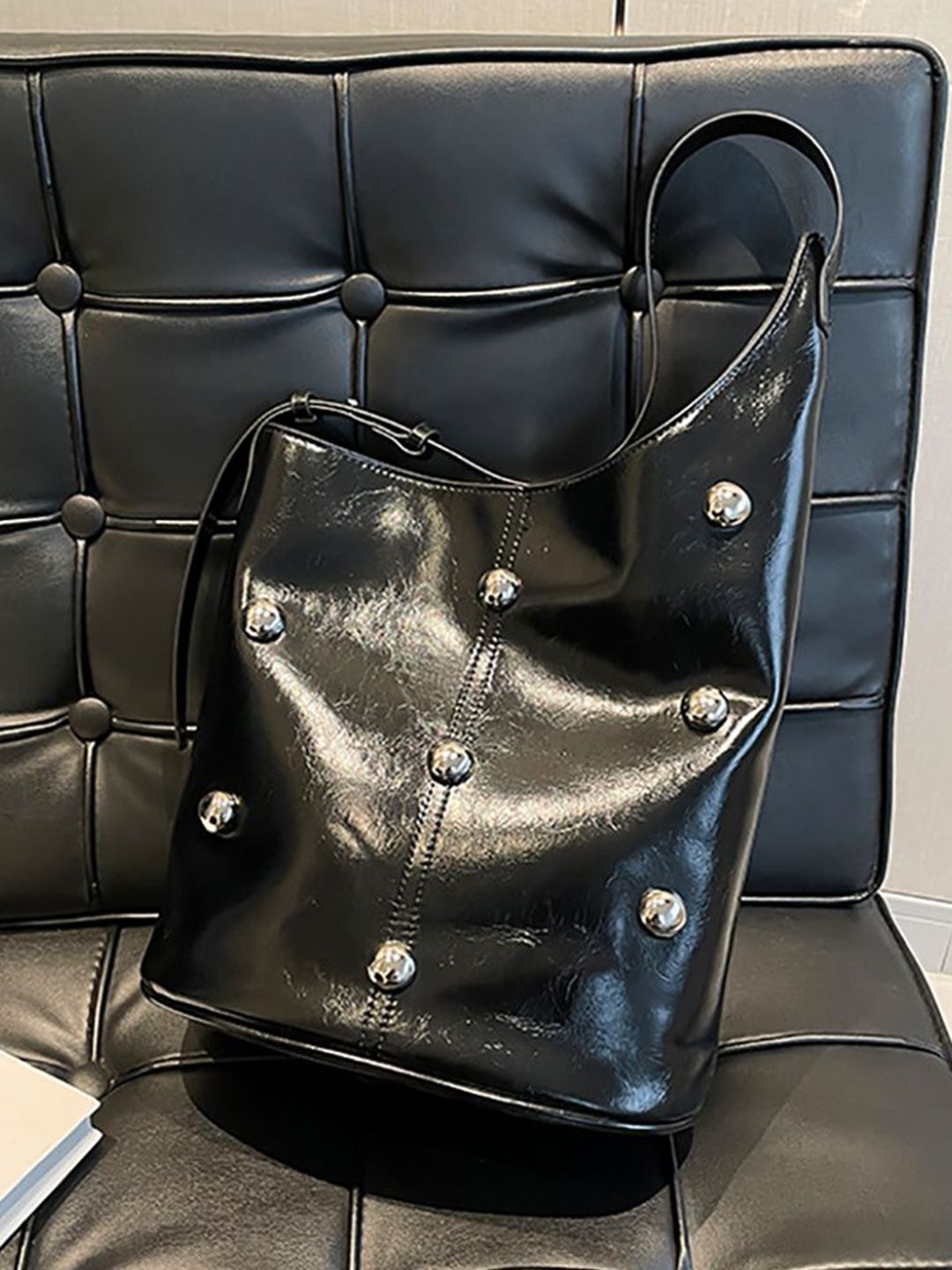 StyleCast x Revolte Women Embellished Bucket Shoulder Bag-picture-34