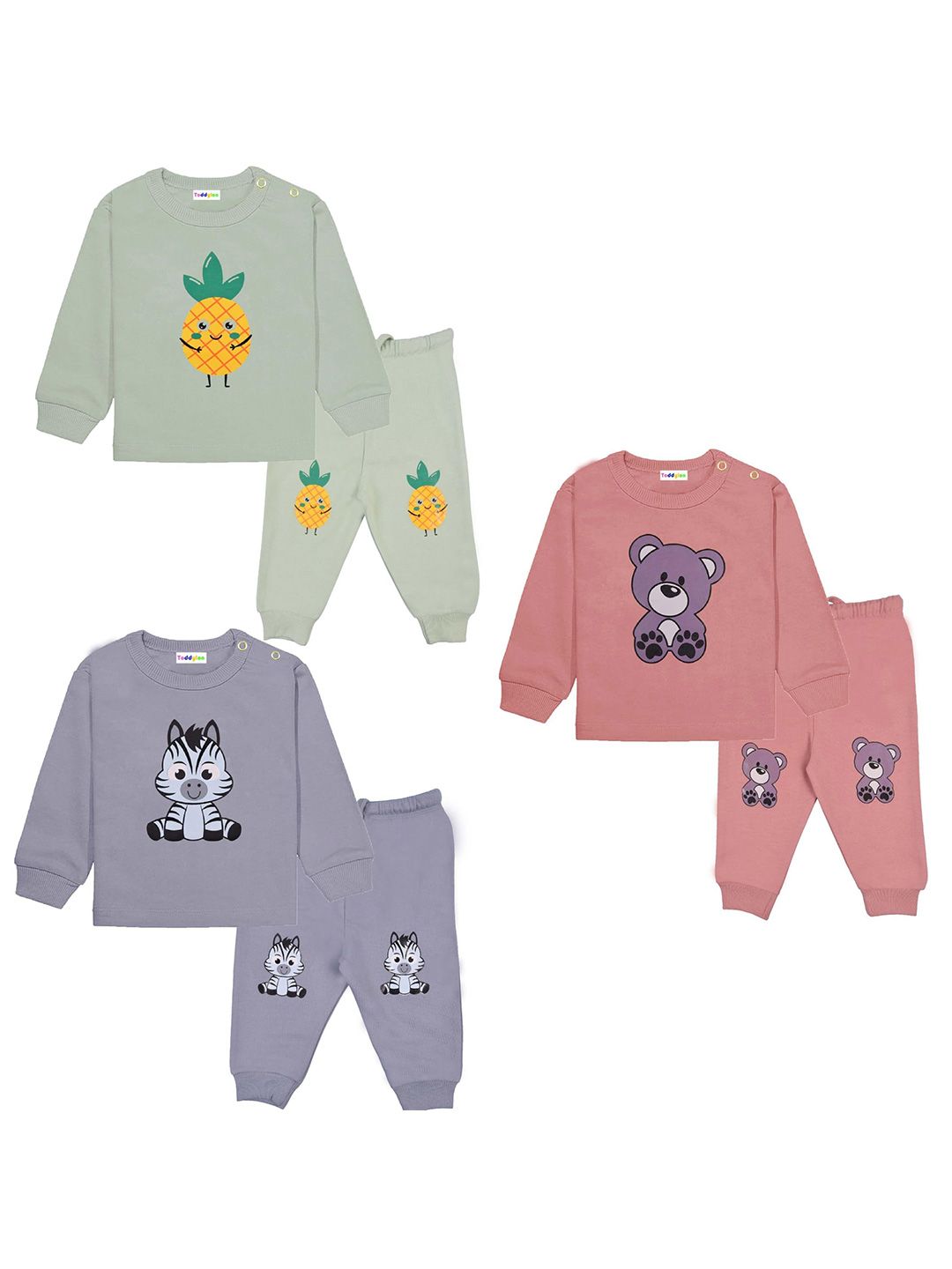 Toddylon Unisex Kids Printed Trousers-picture-37