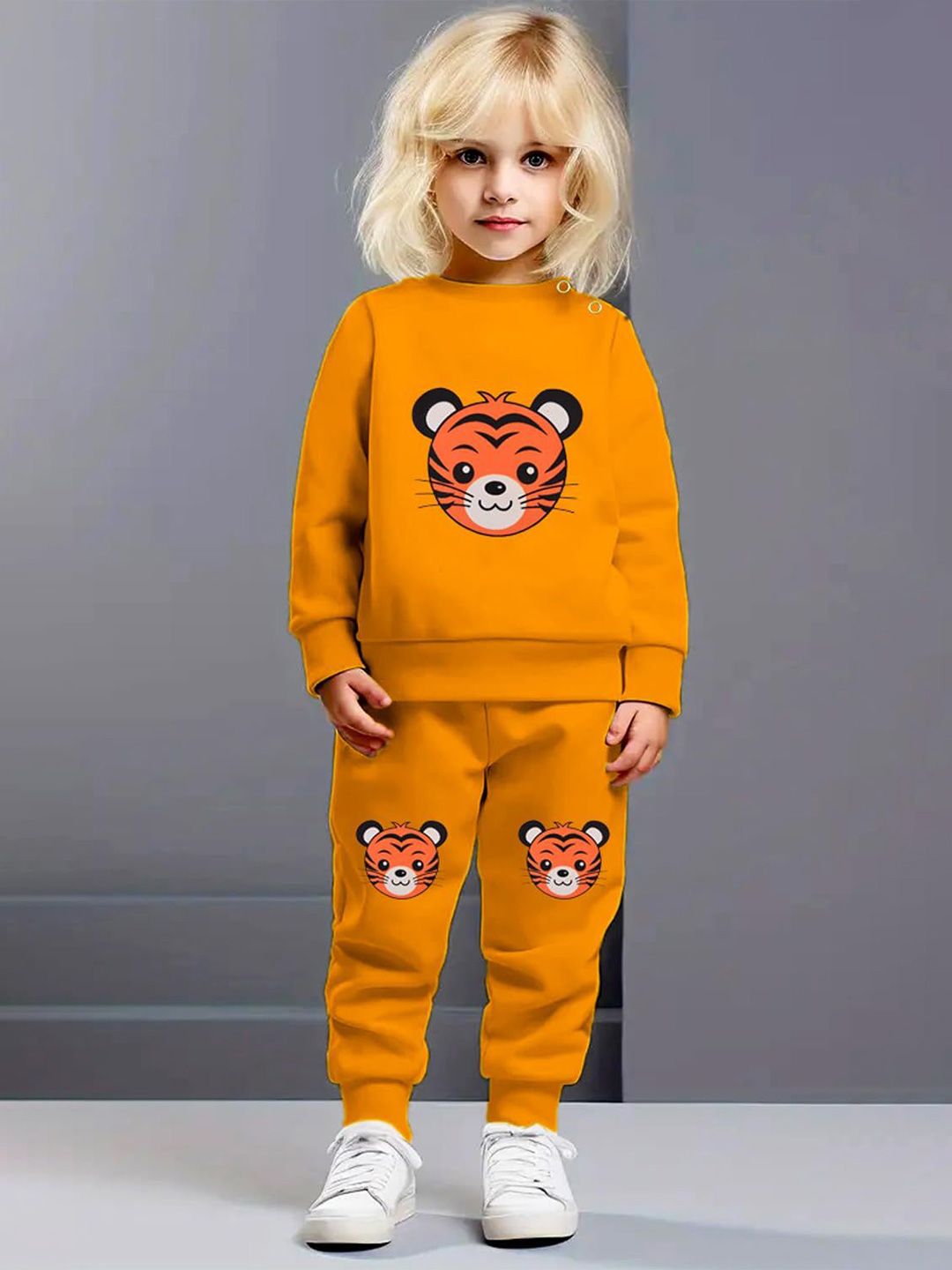 Toddylon Infants Animal Printed Cotton T-Shirt With Joggers Clothing Set-picture-11