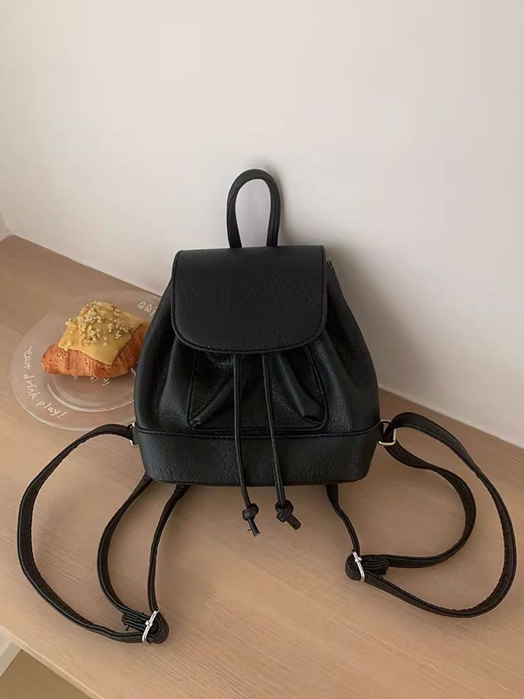 StyleCast x Revolte PU Women Solid Backpack-picture-46