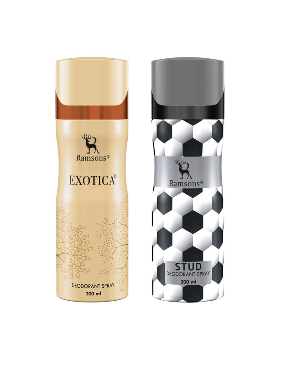 Ramsons Set Of 2 Stud & Exotica Long Lasting Deodorant Spray - 200 ml Each-picture-13