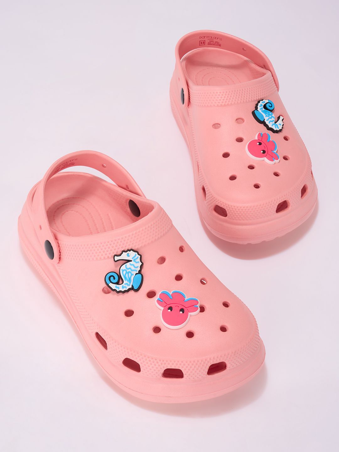 Pantaloons Junior Girl PU Round Toe Comfort Insole Clogs-picture-22