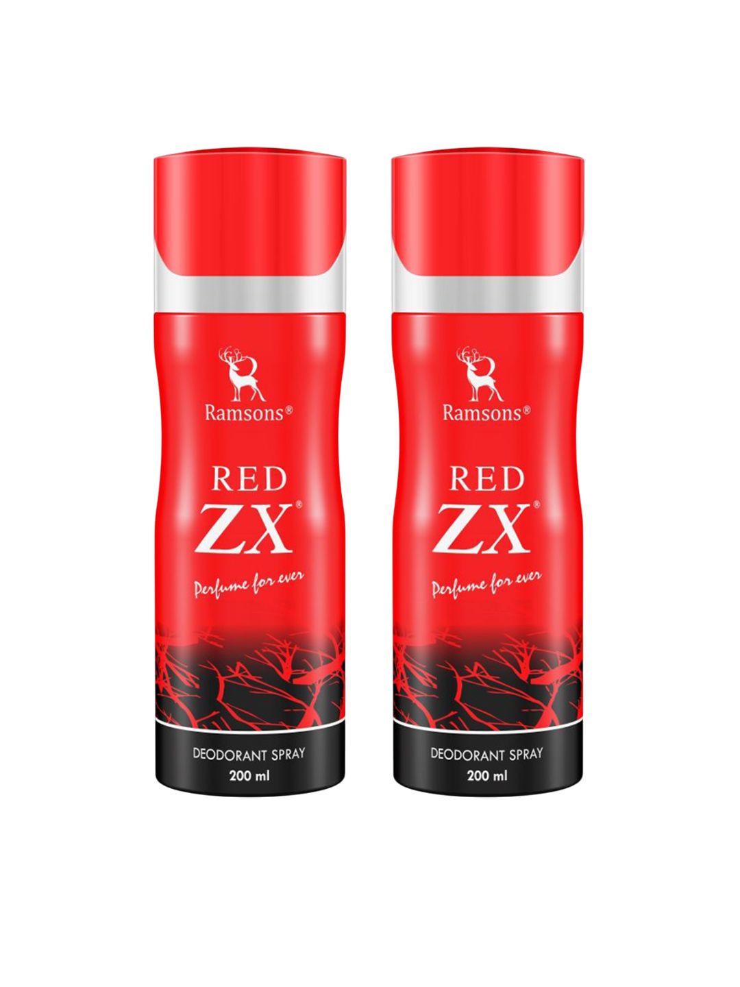 Ramsons Men Set Of 2 Red ZX Long Lasting Deodorant Spray - 200 ml Each-image-36