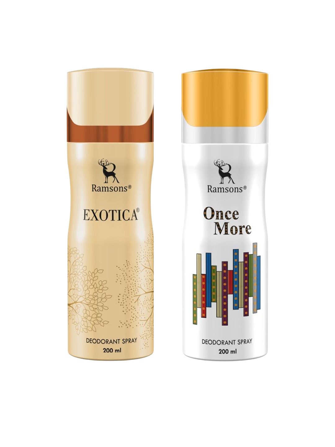 Ramsons Set Of 2 Once More & Exotica Long Lasting Deodorant Spray - 200 ml Each-picture-19