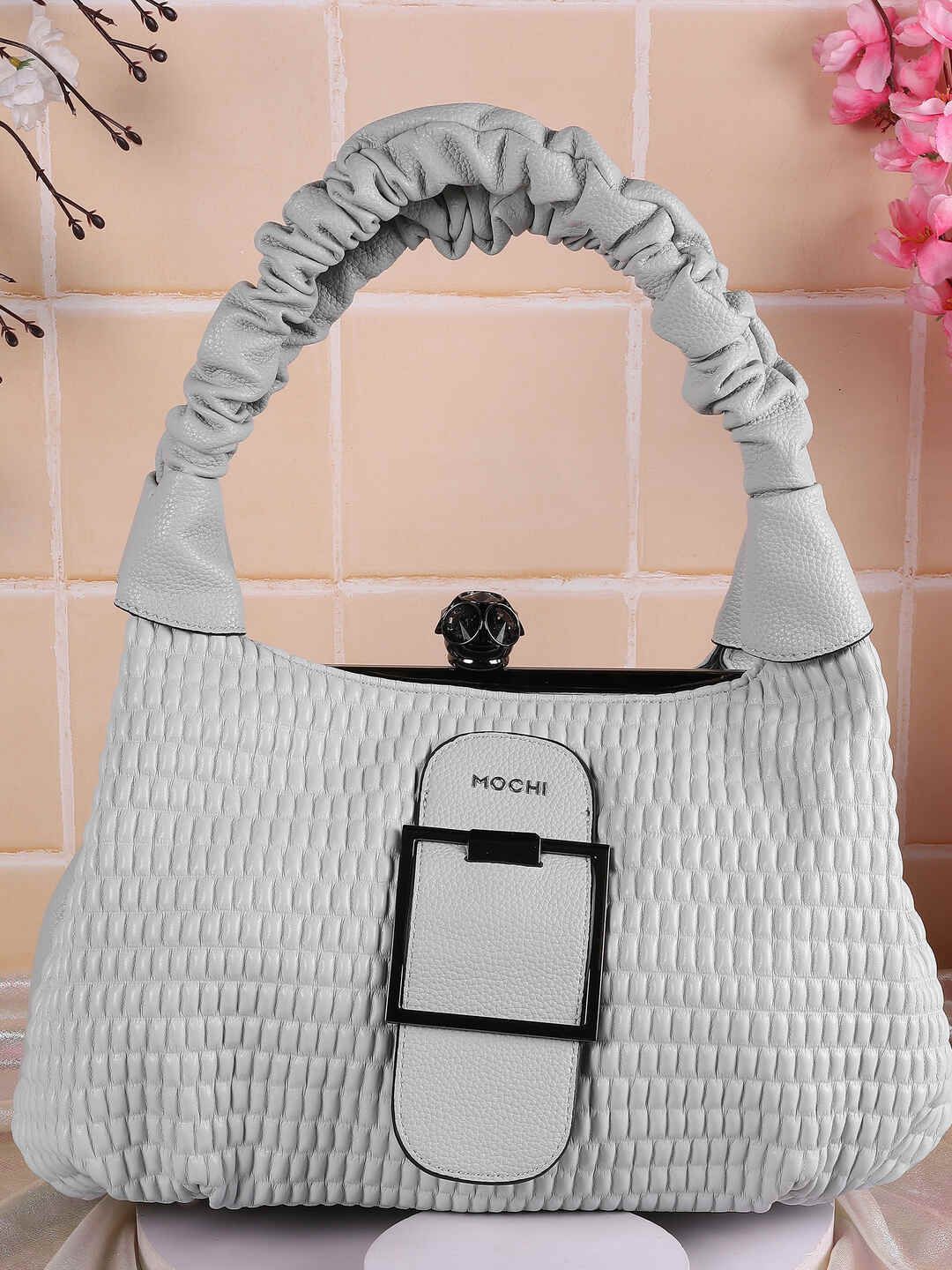Mochi Women Solid Structured Handheld Bag-picture-56