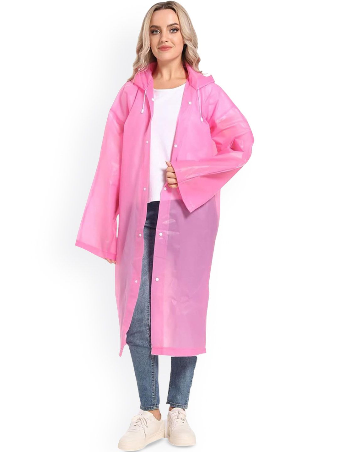 Infispace Unisex Waterproof Hooded Rain Jacket-picture-10