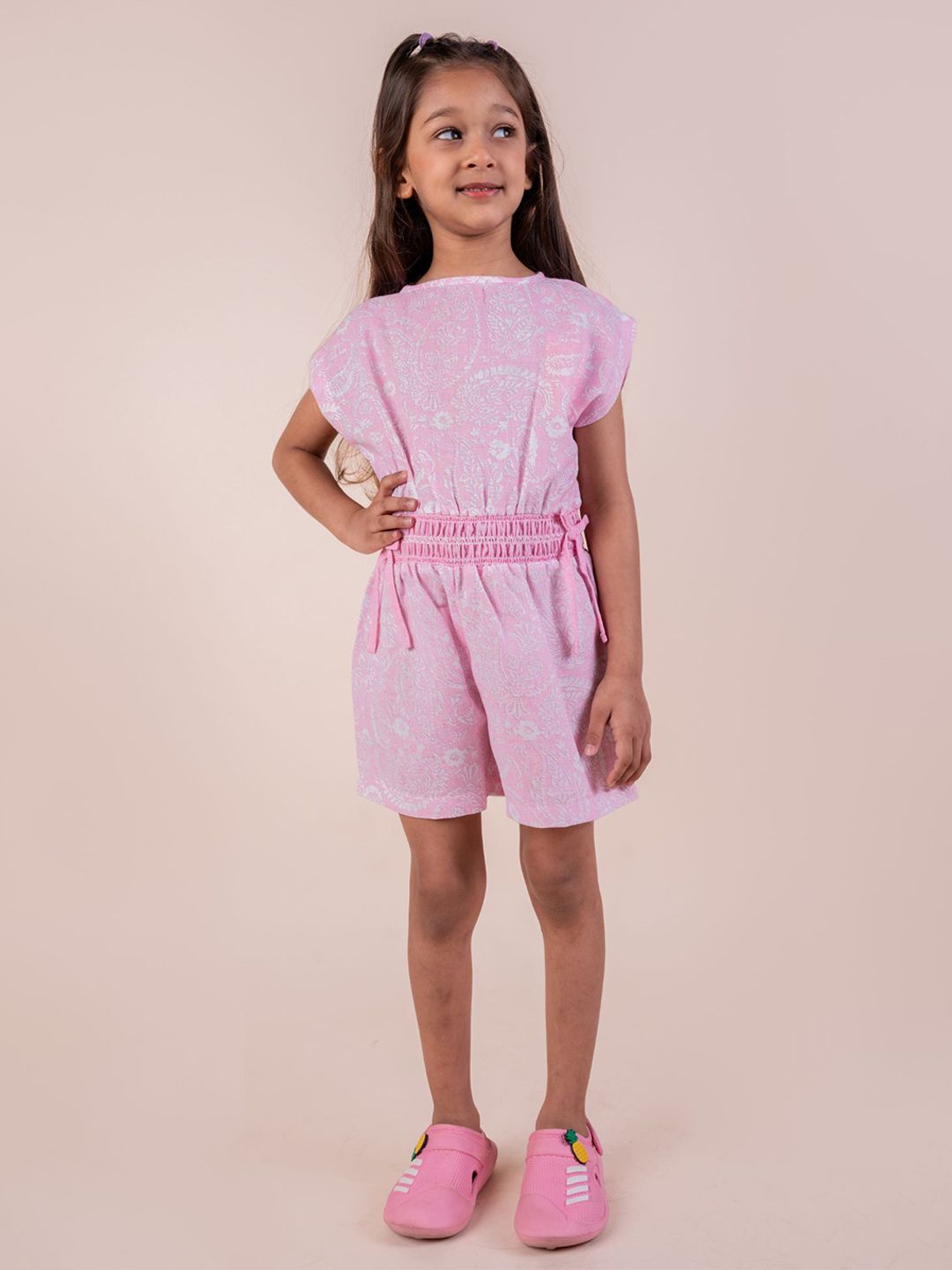 SNUGGLY MONKEY Girls Cotton Printed Jumpsuit-picture-19