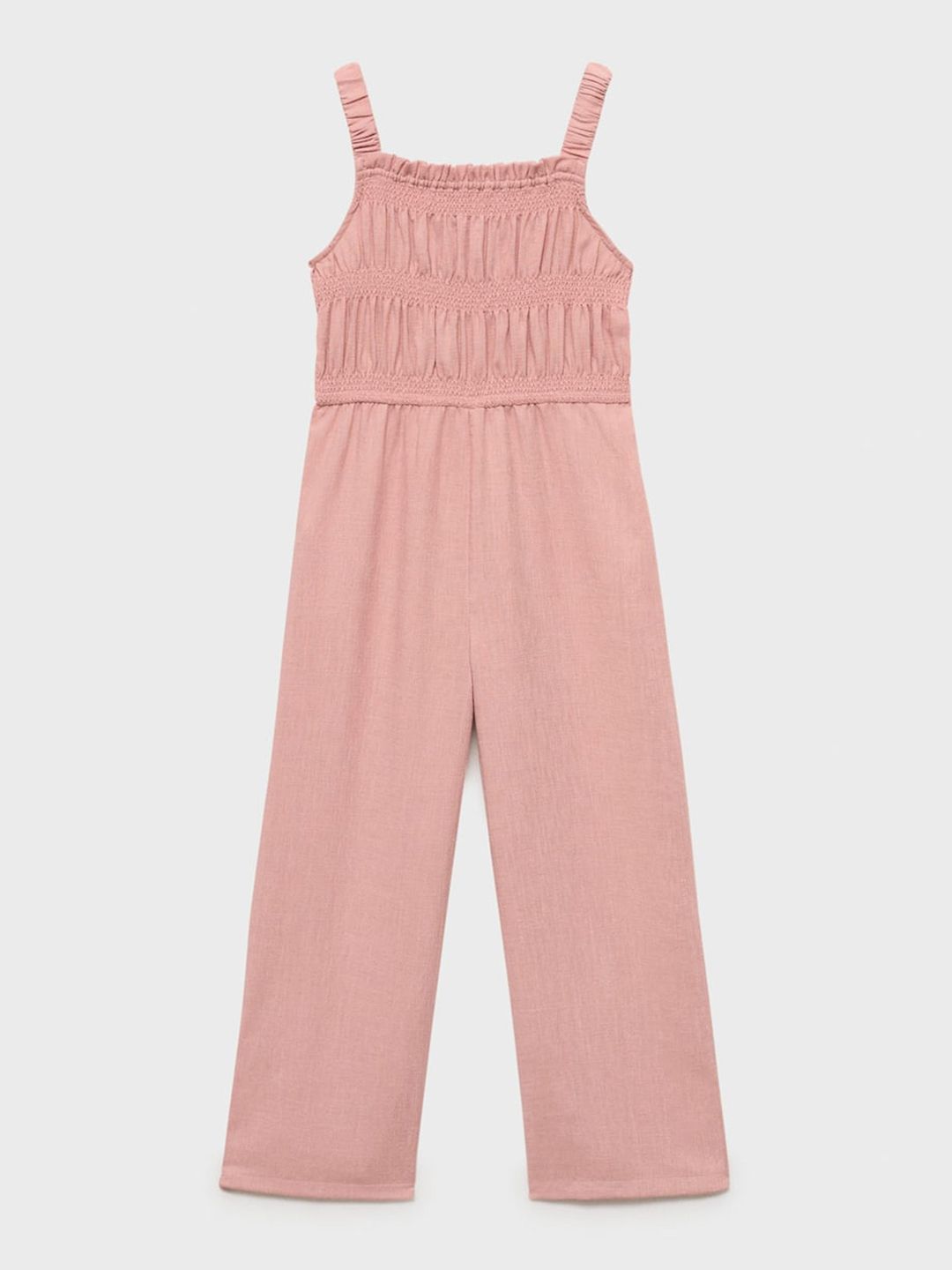 Mango Kids Girls Smocked Jumpsuit-picture-11