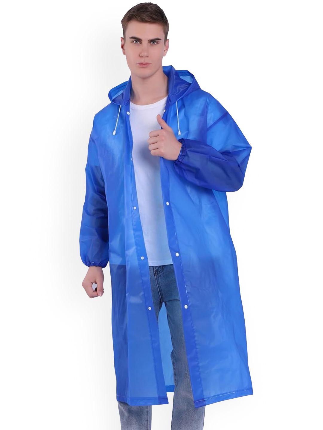 Infispace Unisex Waterproof Hooded Rain Jacket-picture-35