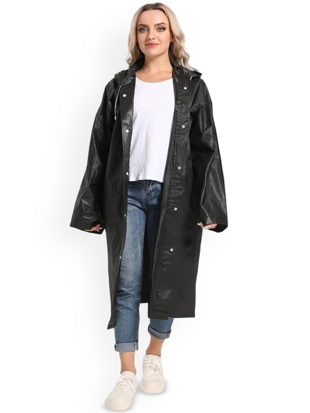 Infispace Unisex Hooded Water-Proof Rain Jacket-picture-36
