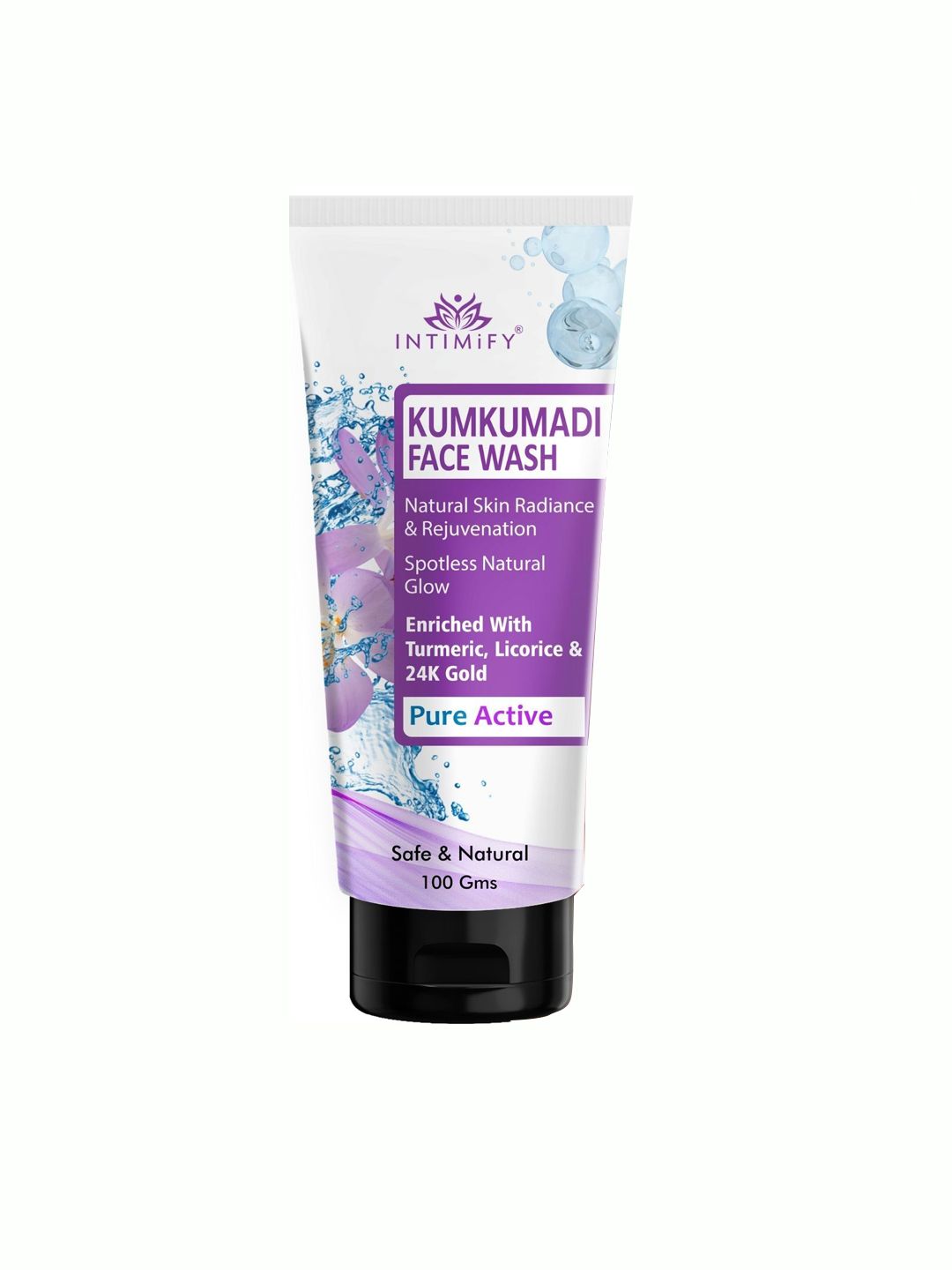 INTIMIFY Kumkumadi Face Wash For Lightening & Brightening With 24K Gold - 100 g-picture-29