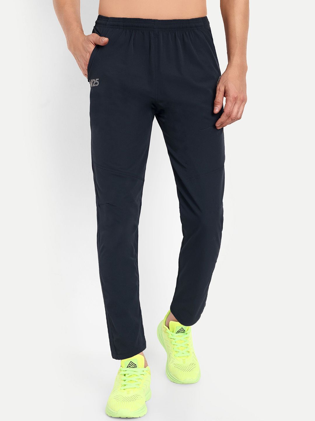 GRITPRO Men Regular Fit Mid Rise Sports Track Pants-image-5