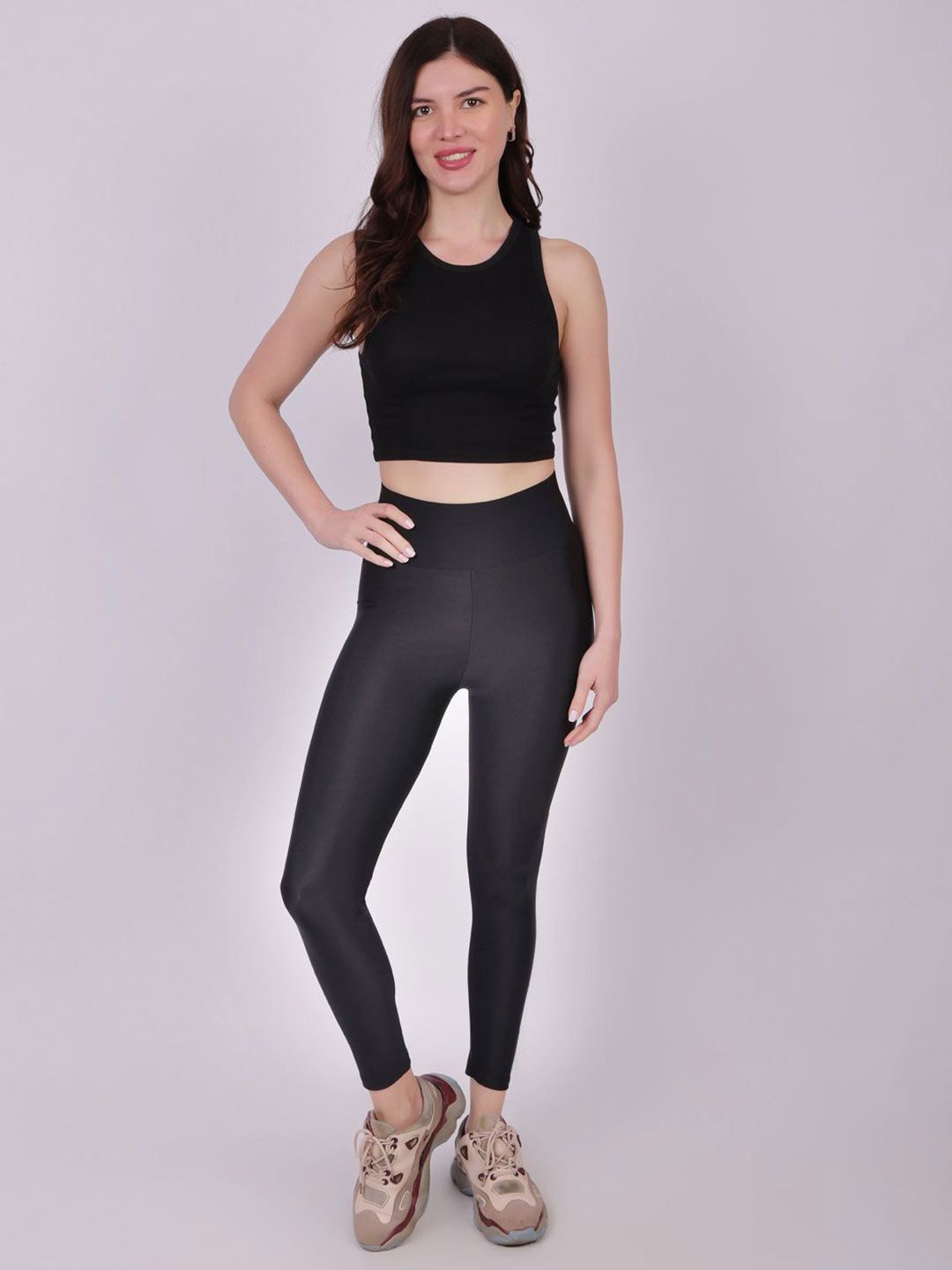 DUNBERRY LONDON Women Ankle Length Shimmer Jeggings