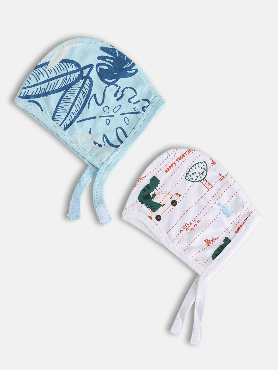 MINI KLUB Boys Pack of 2 Printed Beanie-picture-38