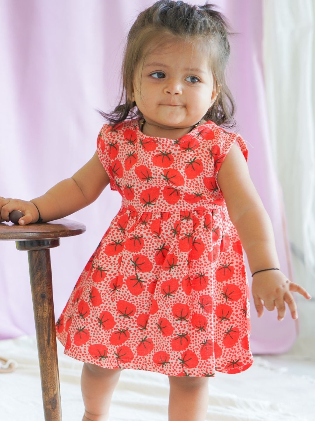 The Boo Boo Club Polka Dot Print A-Line Dress-picture-33