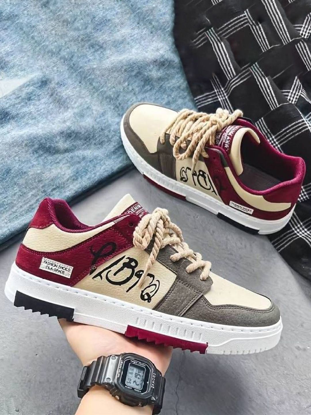 Ifah Women Colourblocked Sneakers-picture-13