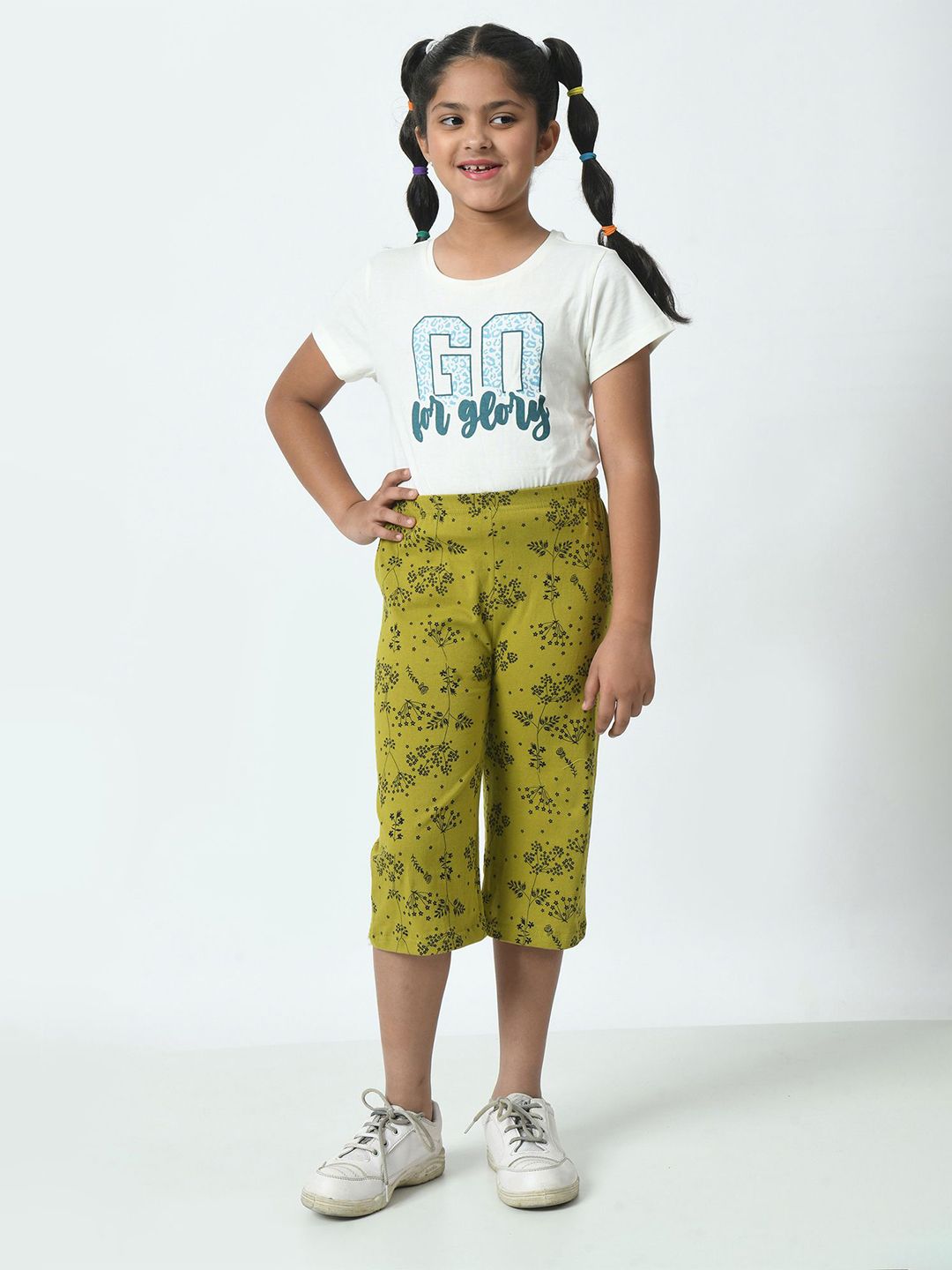 BAESD Girls Floral Printed Capris-picture-28