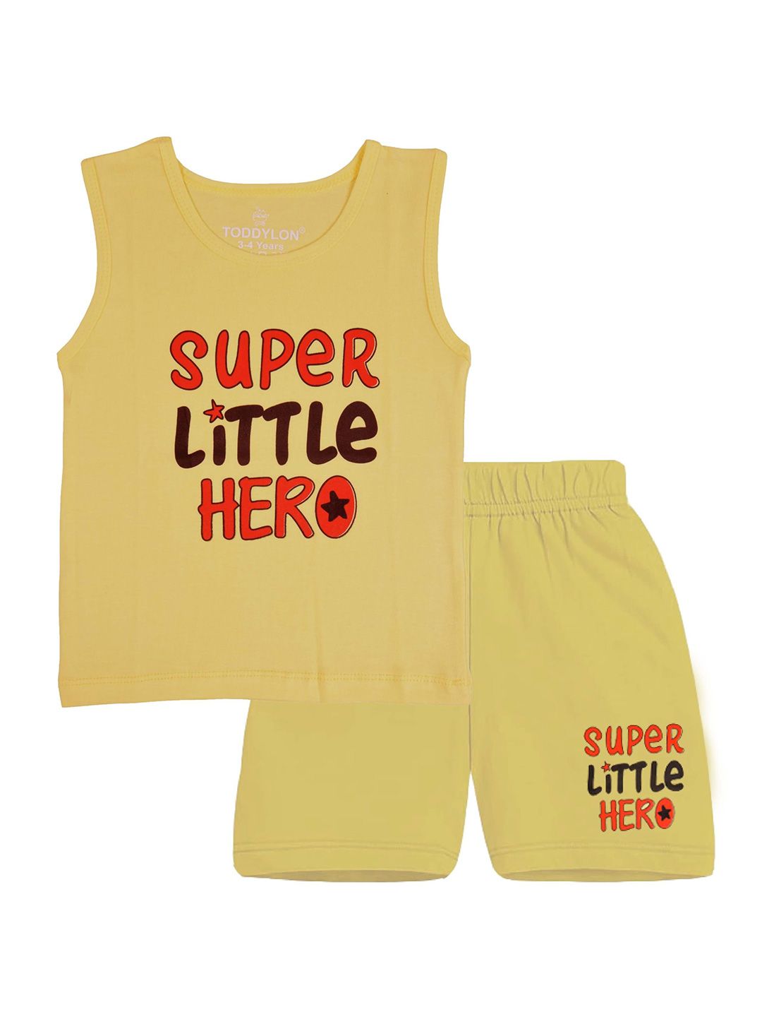 Toddylon Unisex Kids Printed T-shirt with Shorts-picture-18