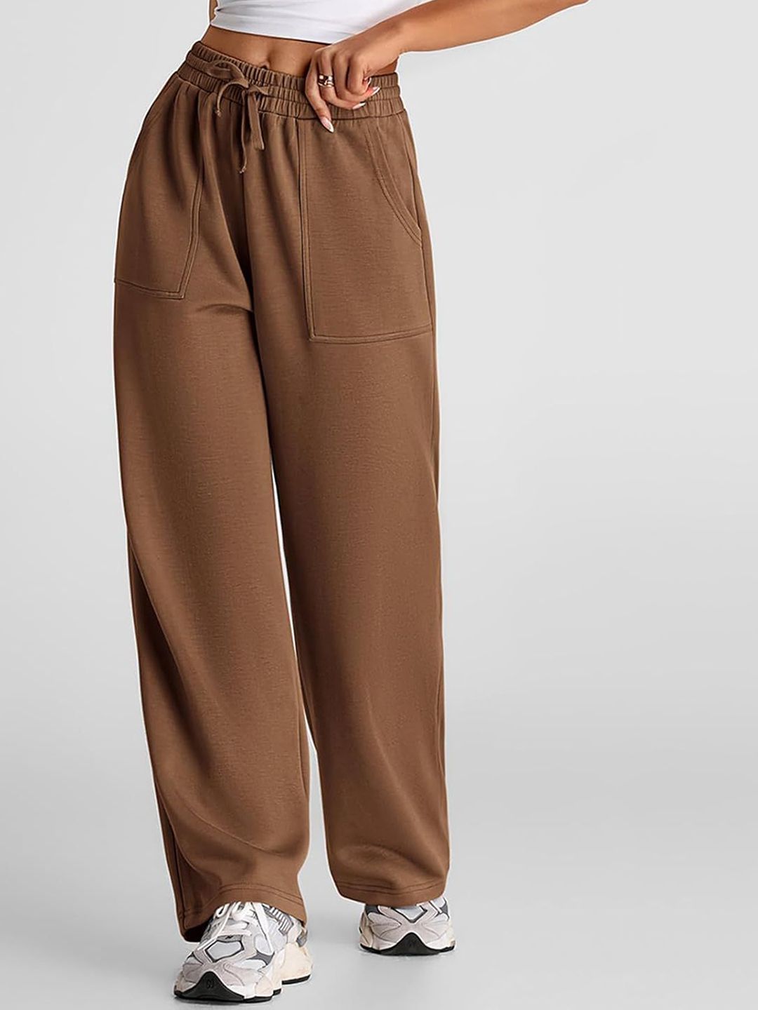 Q-rious Women High-Rise Cotton Trousers-picture-39