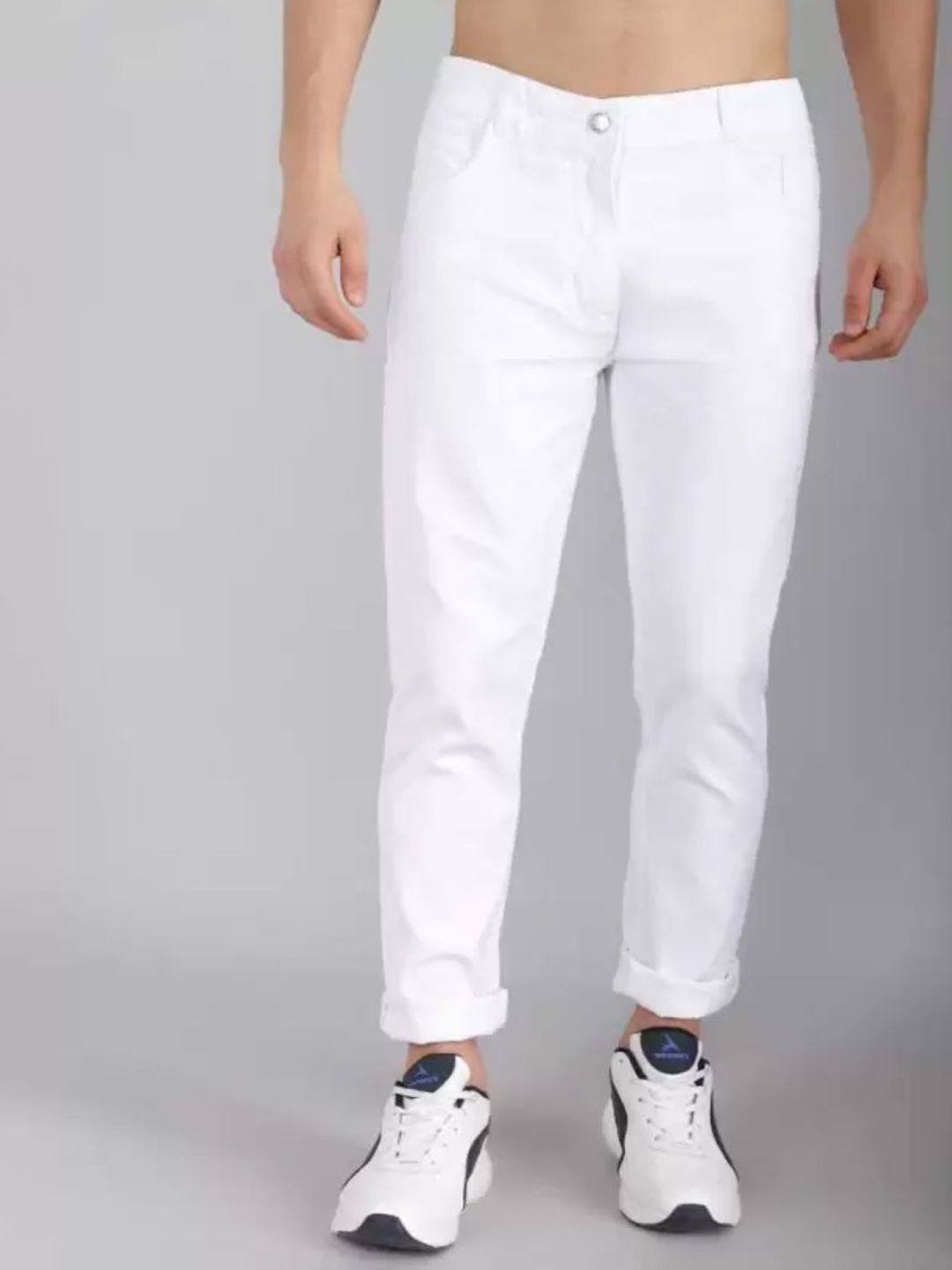 COMFITS Men Classic Slim Fit Mid-Rise Cotton Jeans-image-19