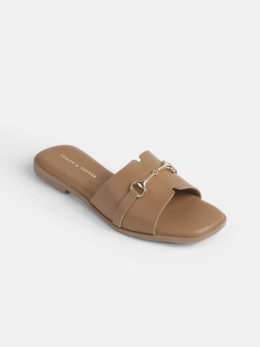 LEMON & PEPPER Women Open Toe Flats with Buckles-picture-12