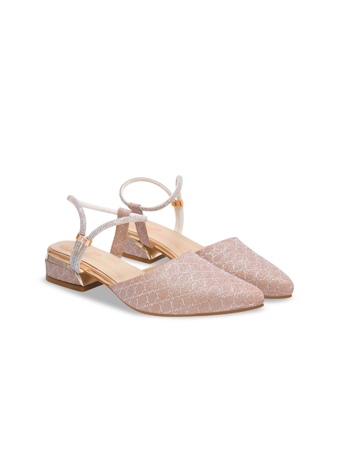 Shoetopia Girls Embellished Party Block Pumps-picture-38