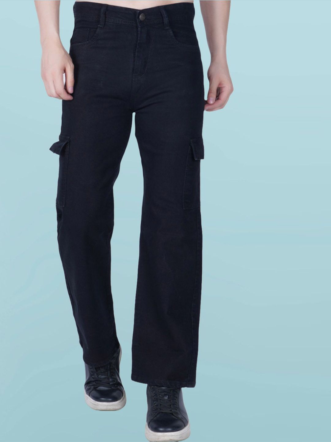 LINARIA Men Classic Mom Fit Mid-Rise Cargo Styles Jeans-picture-38