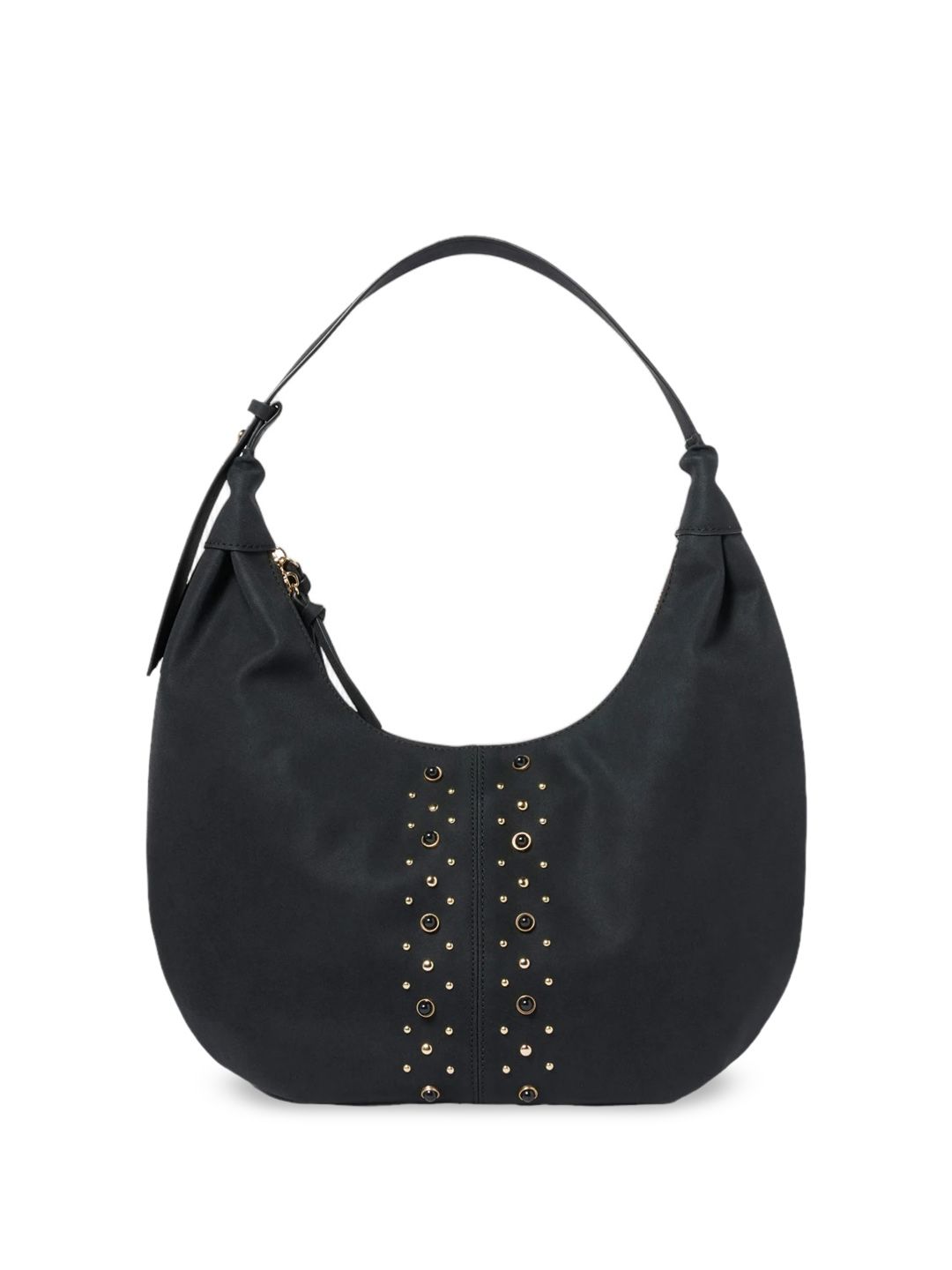 Forever New Embellished PU Structured Hobo Bag-picture-28