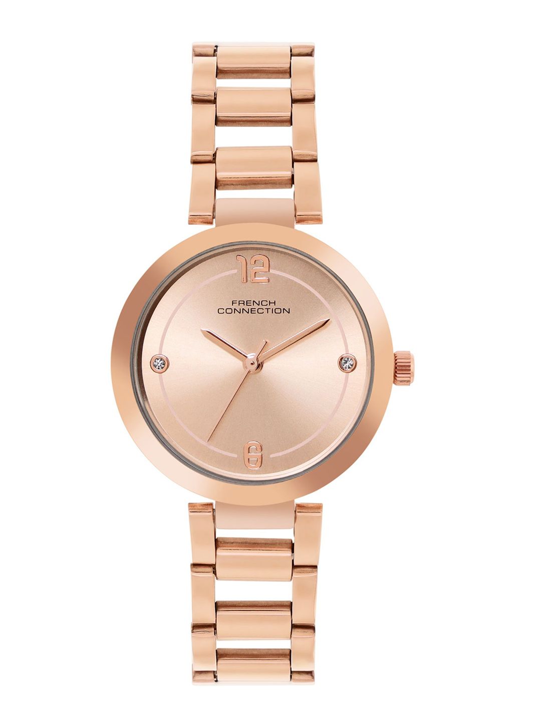 French Connection Women Embellish Dial Stainless Steel Analogue Watch FCN01B-Rose Gold-picture-12