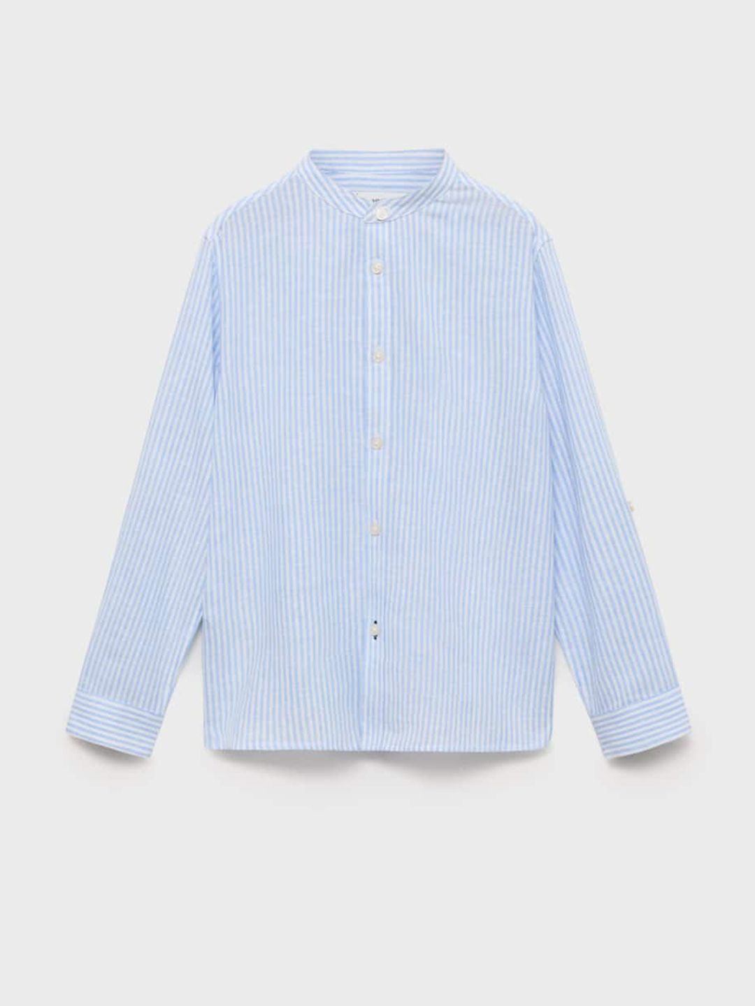 Mango Kids Boys Cotton-Linen Striped Casual Shirt-picture-27