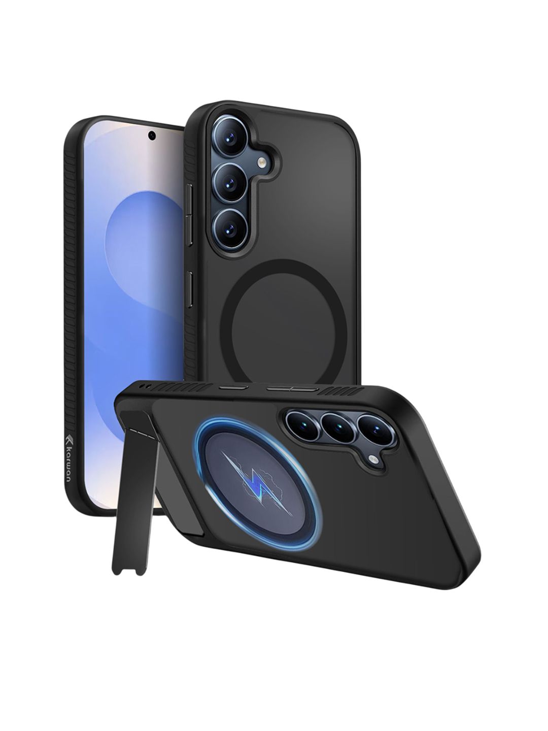 Karwan Solid Printed Samsung Galaxy S24 5G Back Case Mobile Accessories-picture-37