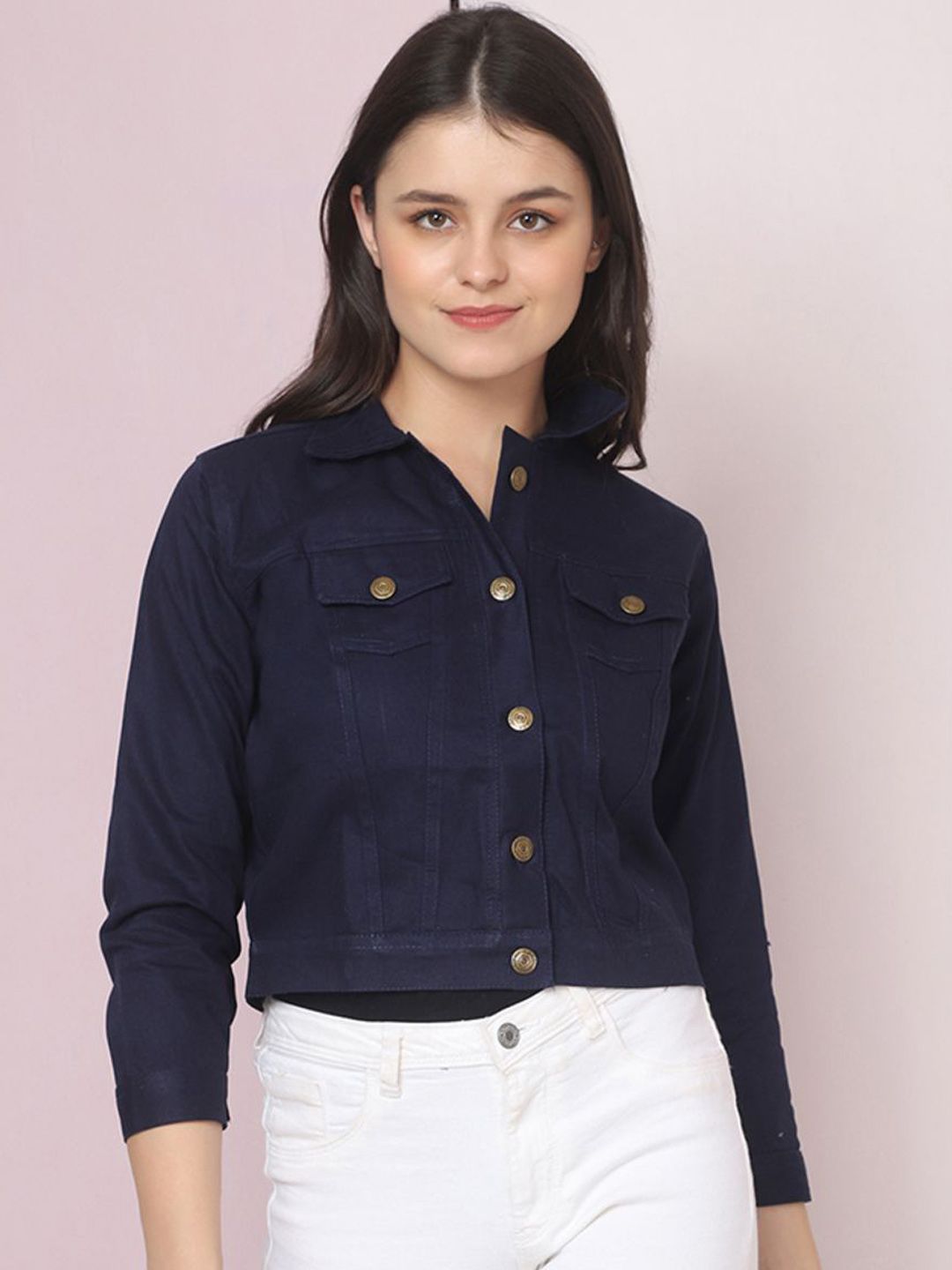 DIMPY GARMENTS Women Lightweight Denim Jacket-picture-36