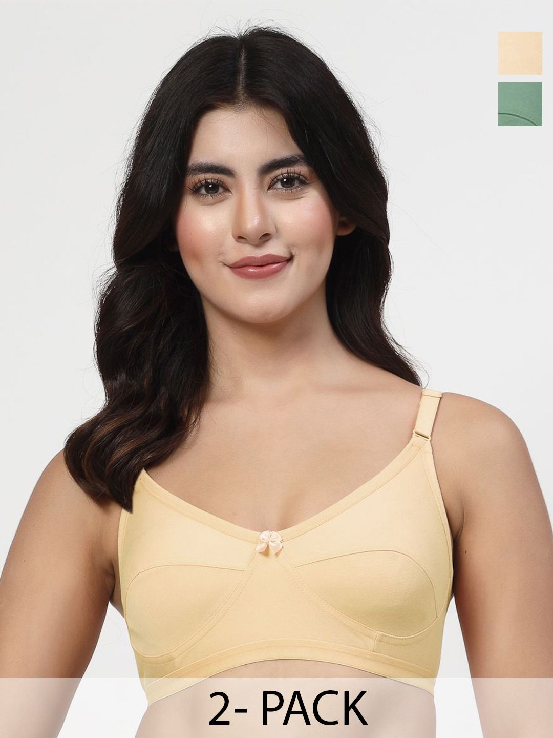 LILY akihdar Women Pack Of 2 Full Coverage Non Padded Non Wired Regular Everyday Bra-picture-24