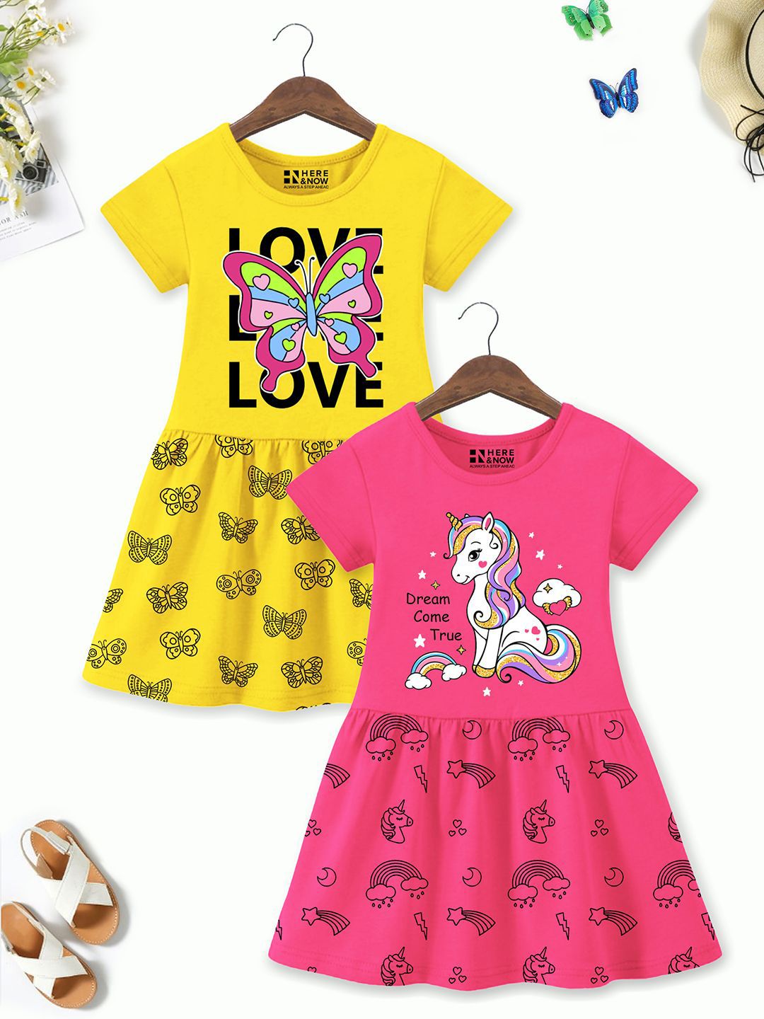 HERE&NOW Print A-Line Dress-picture-34