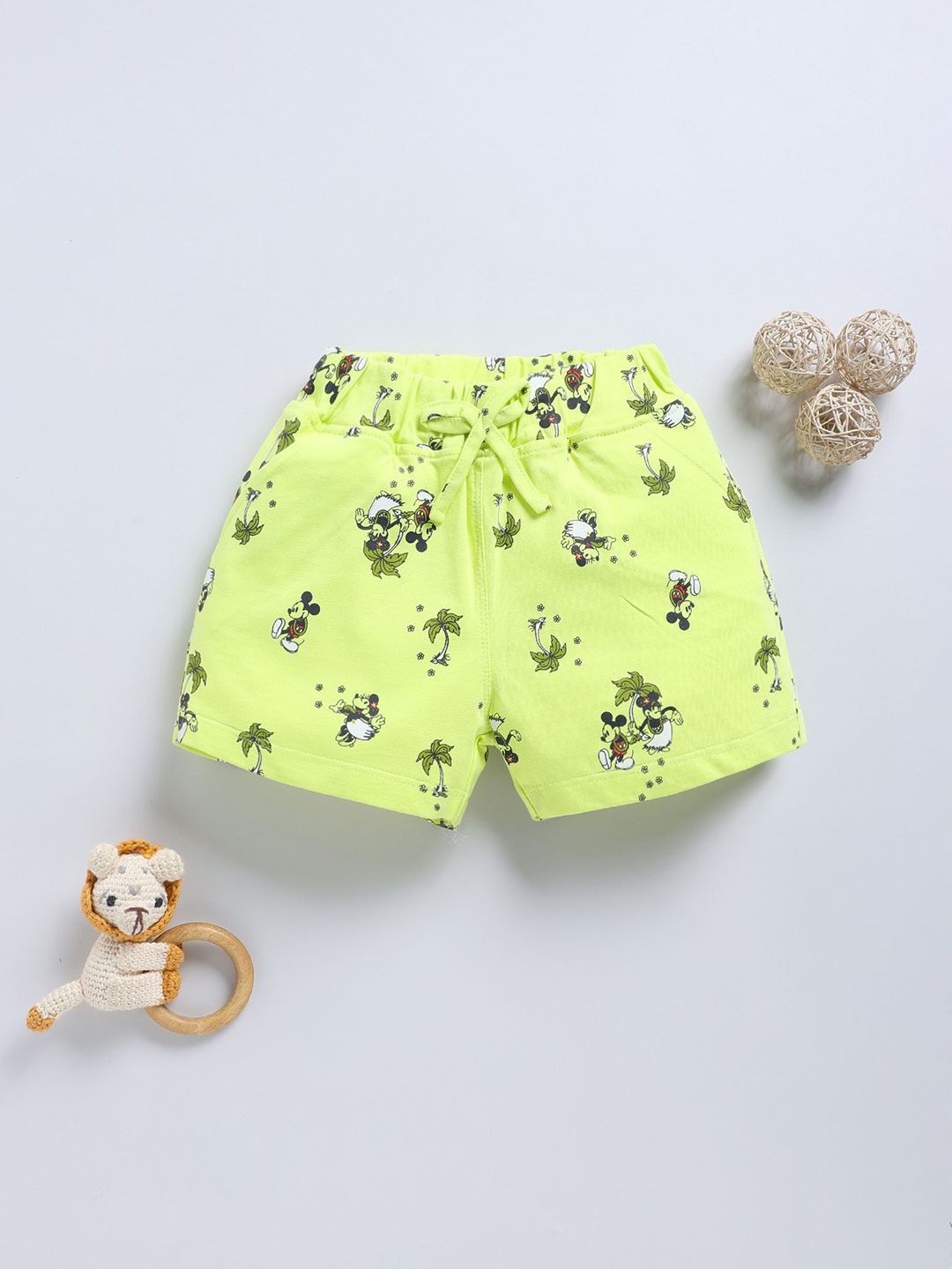 Annie Girl Printed Mid-Rise Hot Pants-picture-15
